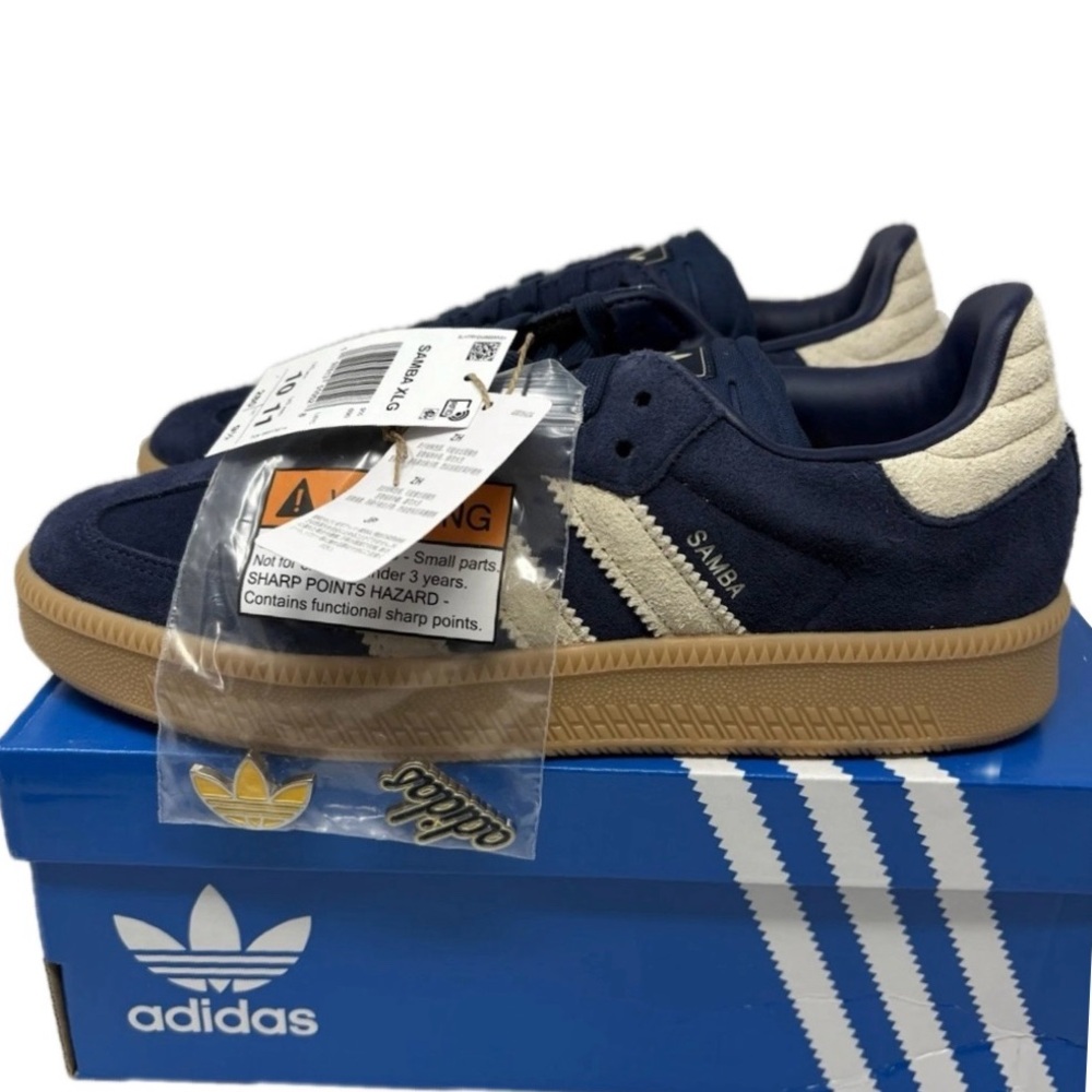 Adidas Originals Samba XLG Sneakers Navy Blue Men’s Size 11